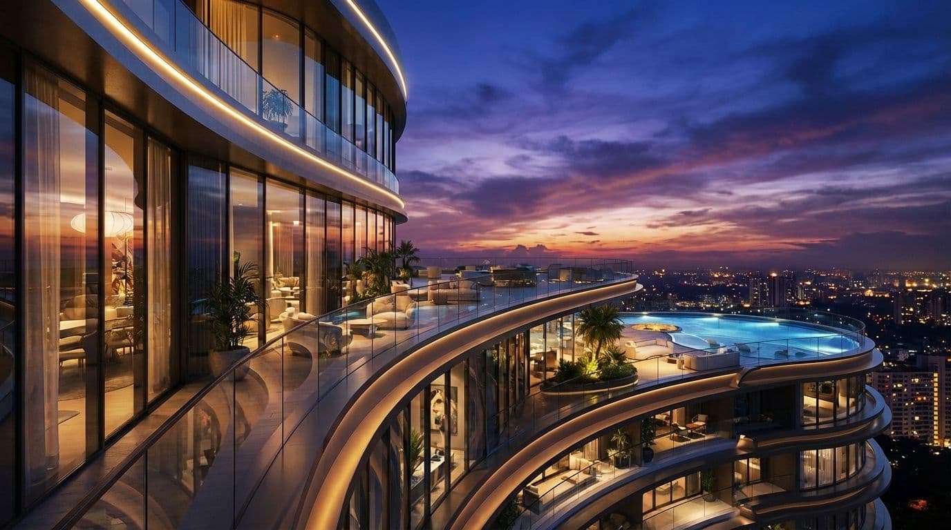 Luxury real estate background
